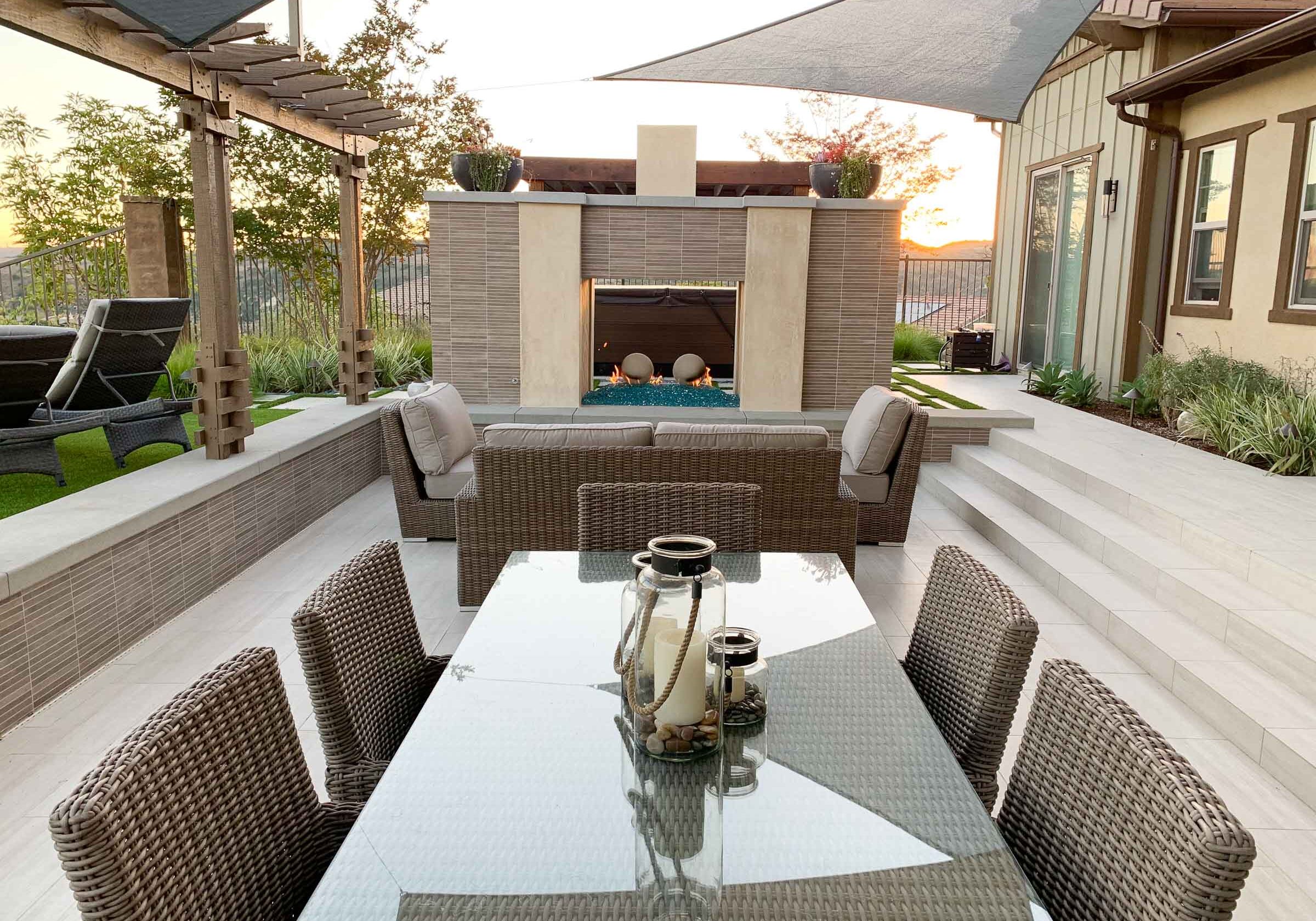 Hardscape landscape landscape